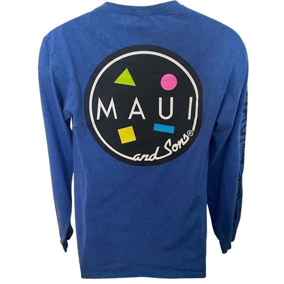 MAUI and SONS Classic Logo Long Sleeve Tee Shirt Men S Small - Picture 1 of 7
